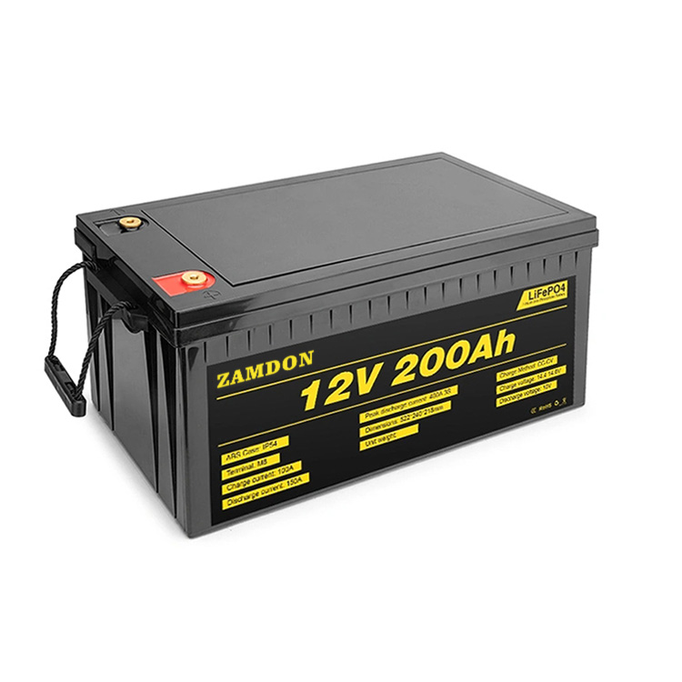 12V Lithium Ion Solar Battery Rechargeable