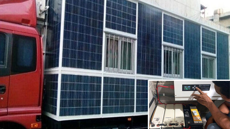 rv solar power system installation