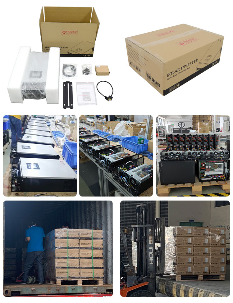 single phase solar inverter parallel package and delivery